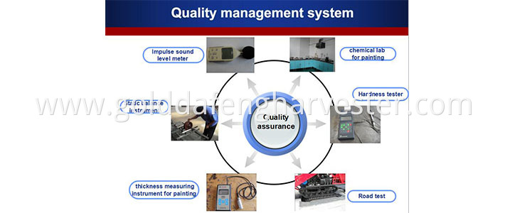 130hp wheeled tractor--quality management system002 710 300